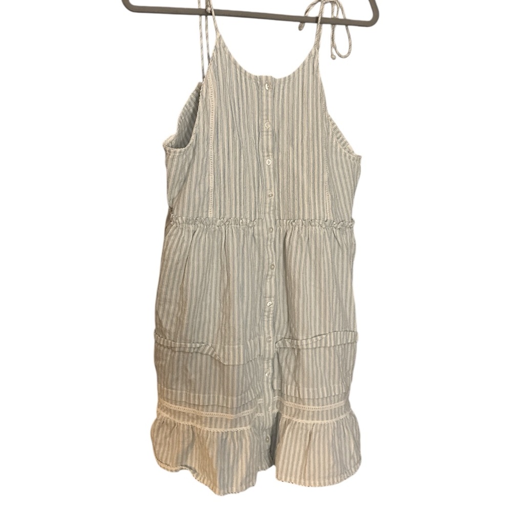 Free People Blue and White Striped Sundress